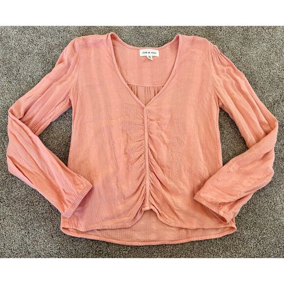 Cloth & Stone by Anthropologie Peasant Top size Small - Picture 1 of 6
